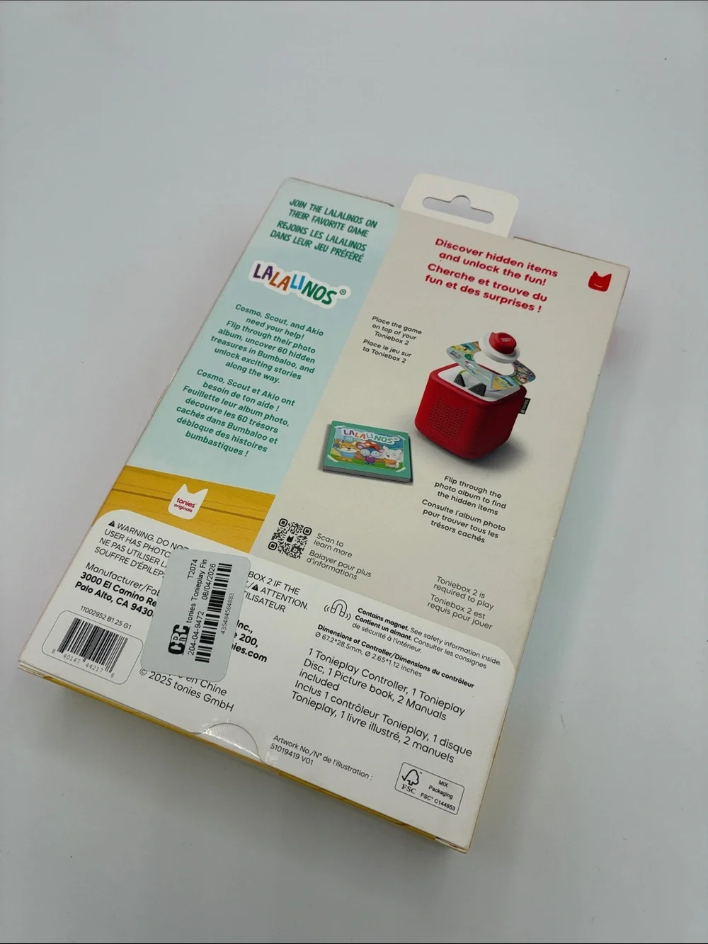 Tonie Box ToniePlay Find The Photo Lalalinos Game Set with Controller